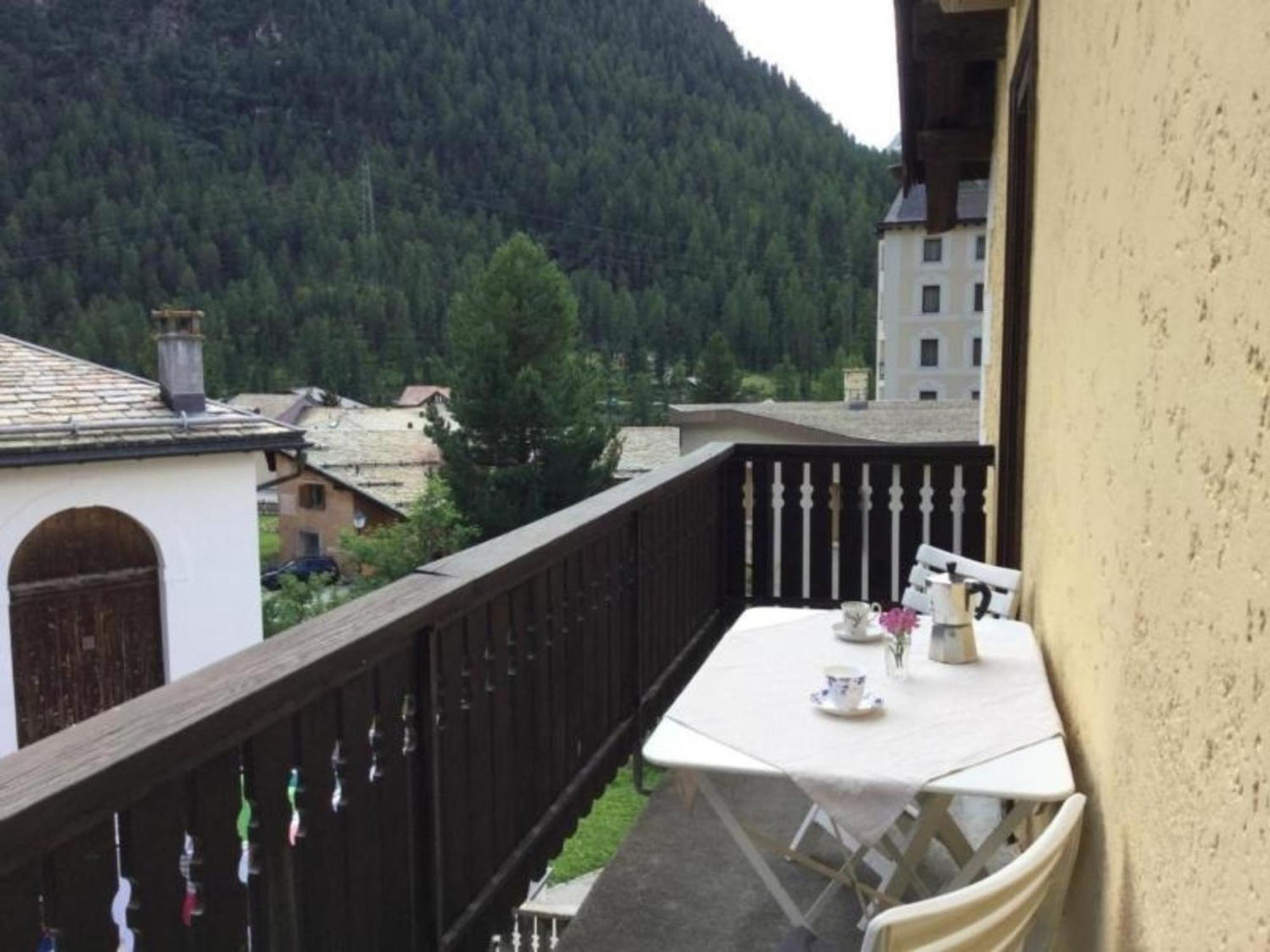 Chesa Kober, Wohnung 4 Pontresina Buitenkant foto